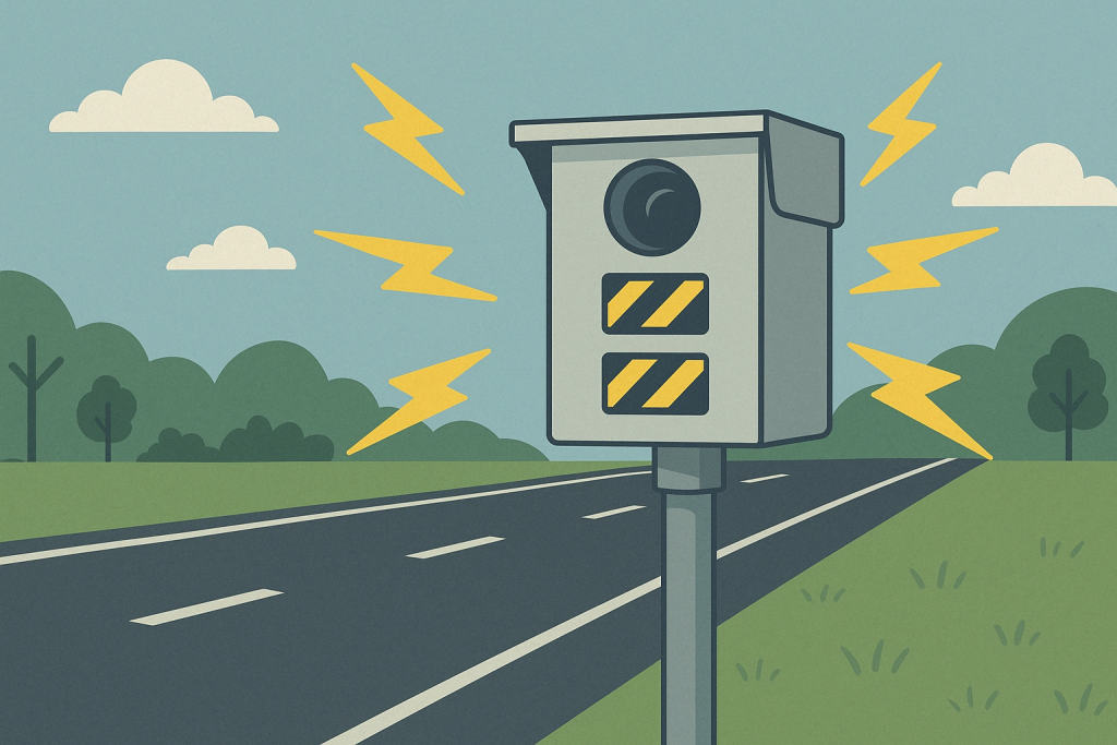 radar qui flashe dans les deux sens