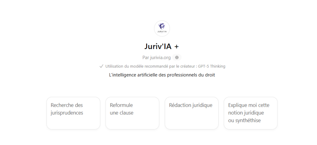  fonctionnalités de Juriv'IA 