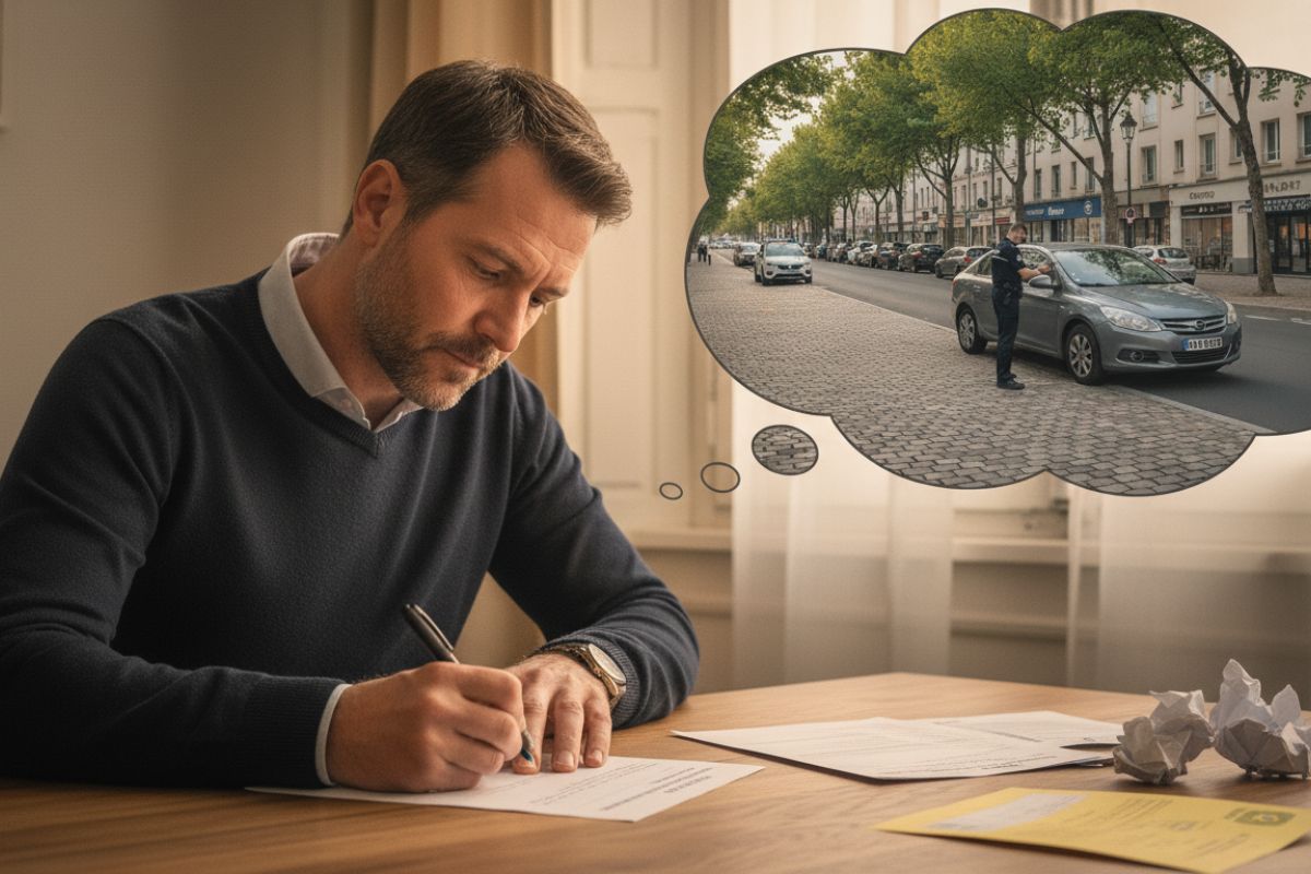 Modèle lettre contestation amende stationnement très gênant